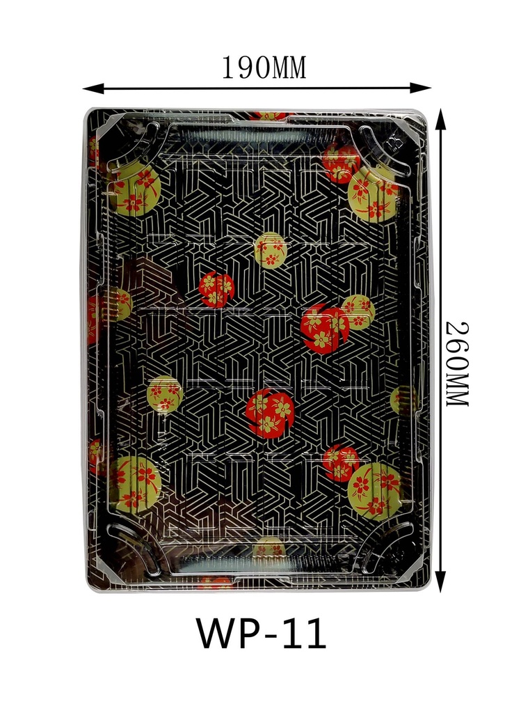 Sushi bag A11 260*190*50 / 50*4=200pcs 华纹寿司盒