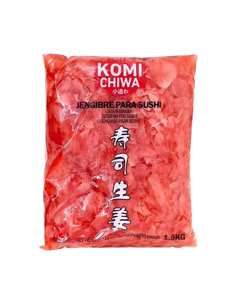Gengibre rosa komichiwa C/ 10p*1.5kg 粉色生姜片