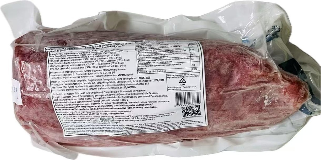 Atun lomo congelado BW C/ 25KG 冰冻金枪鱼