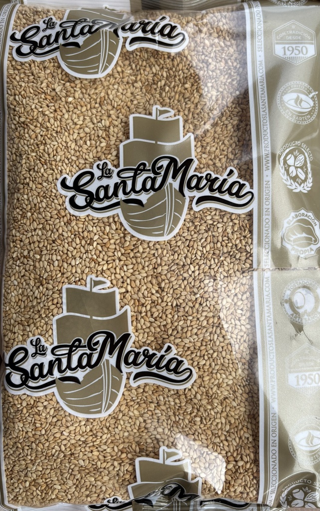 Sesamo blanco horneado /10*1kg  / 烤白芝麻