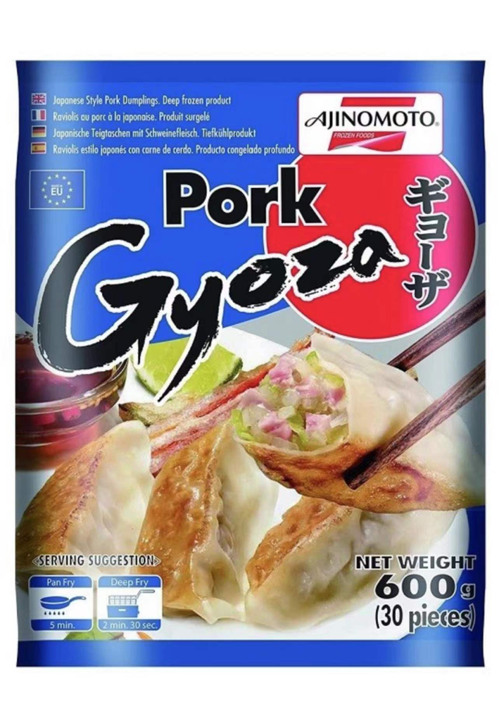 Gyoza Ajinomoto pork C/10*20g*30p/ 猪肉饺子