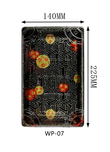 [7A07] Sushi bag A07 225*140*50 / 50*8=400pcs 华纹寿司盒